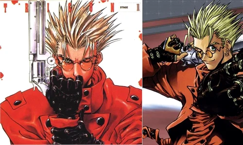 Vash the Stampede: Arhitectura personajului anime jpeg