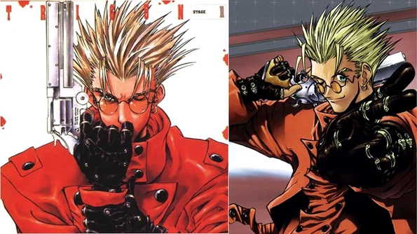 Vash the Stampede: Arhitectura personajului anime jpeg