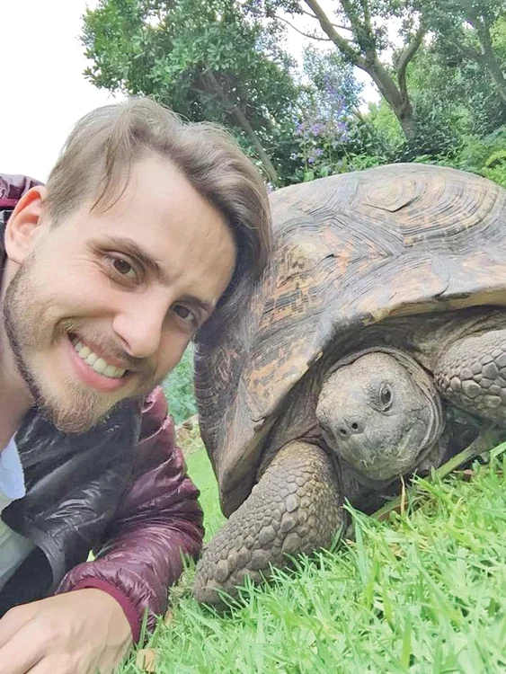 Cu broasca ţestoasă,  în Africa de Sud
