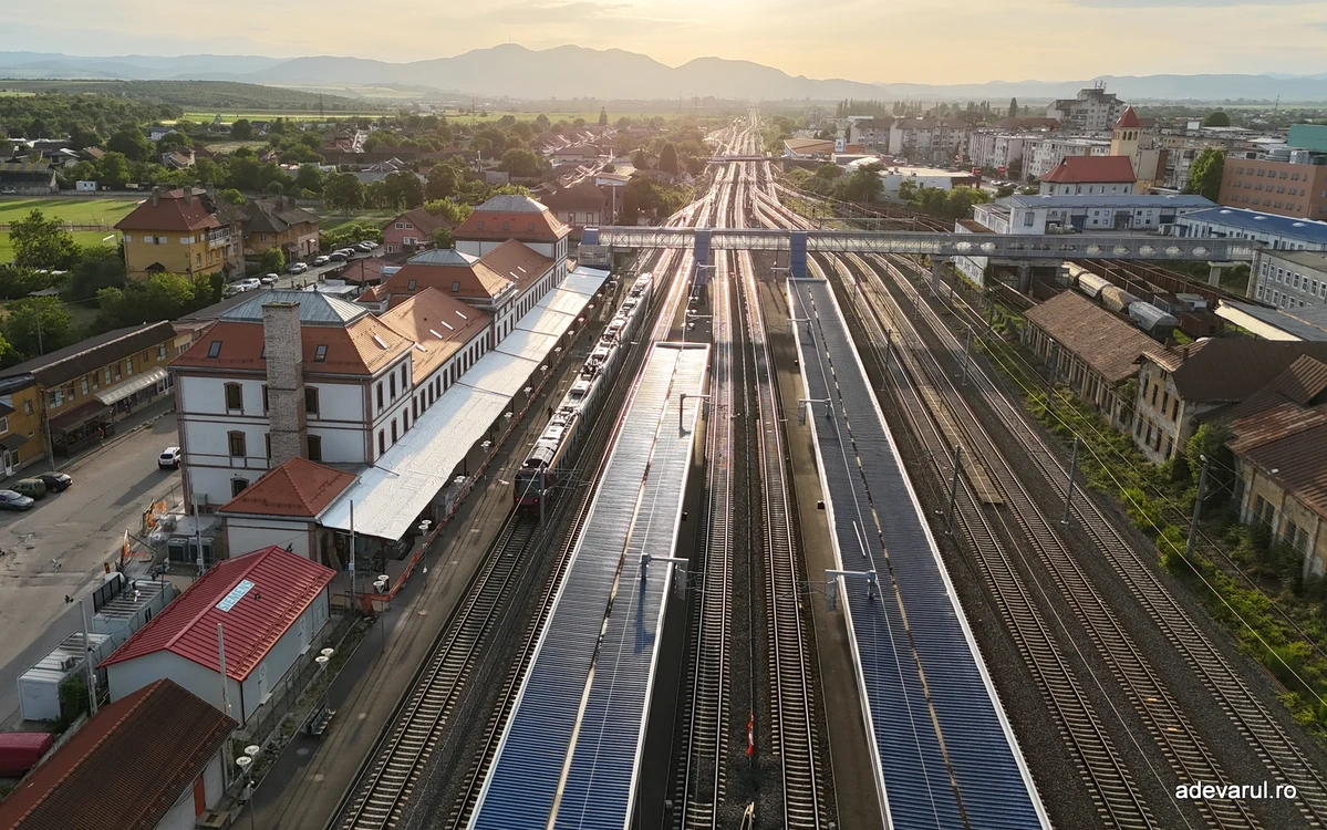 Gara Simeria. Foto: Daniel Guță. ADEVĂRUL