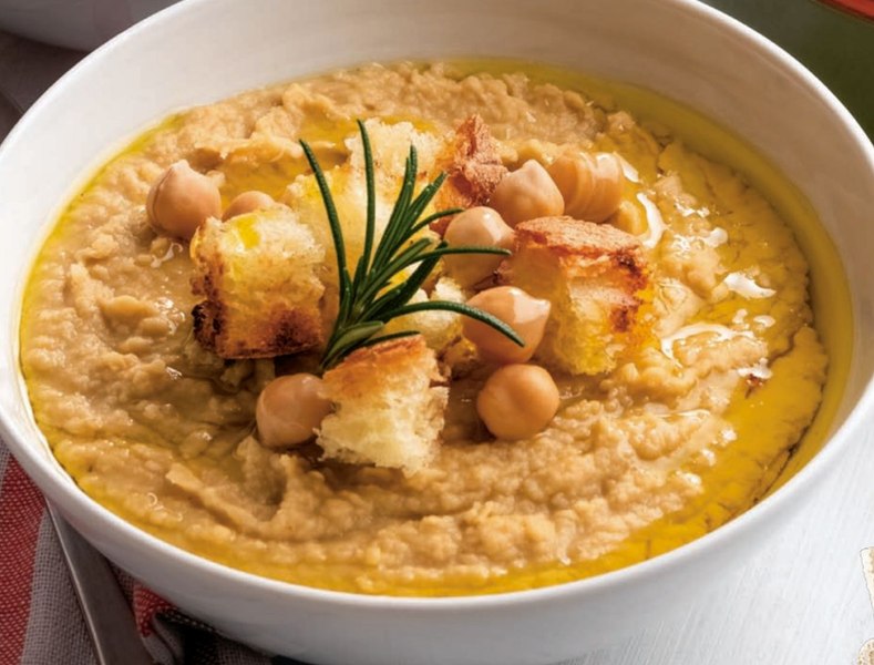 Supă cremă de năut - cremoasă, hrănitoare și aromată
