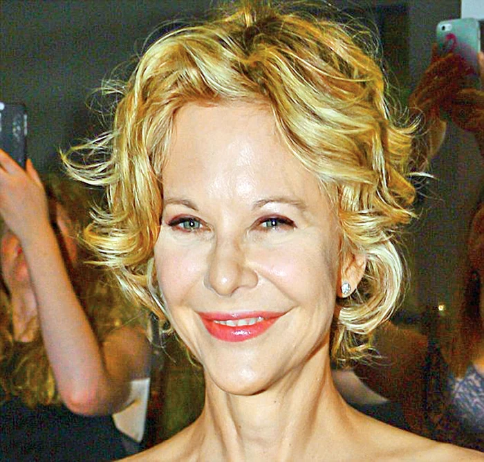 Meg Ryan, după numeroase operaţii estetice. Foto arhivă