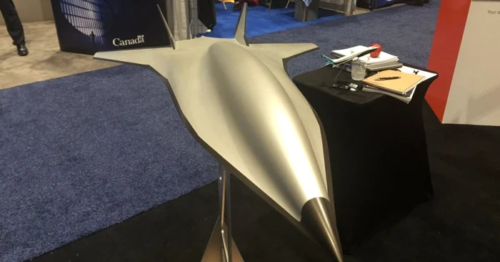 Primul prototip al avionului hipersonic de spionaj dezvoltat de Boeing FOTO Twitter @AvWeekGuy