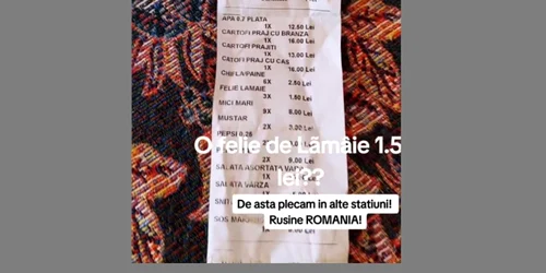 roman socat de preturile unui restaurant din costinesti sa ceri 1 50 pe jumatate de felie de lamaie rusine jpg