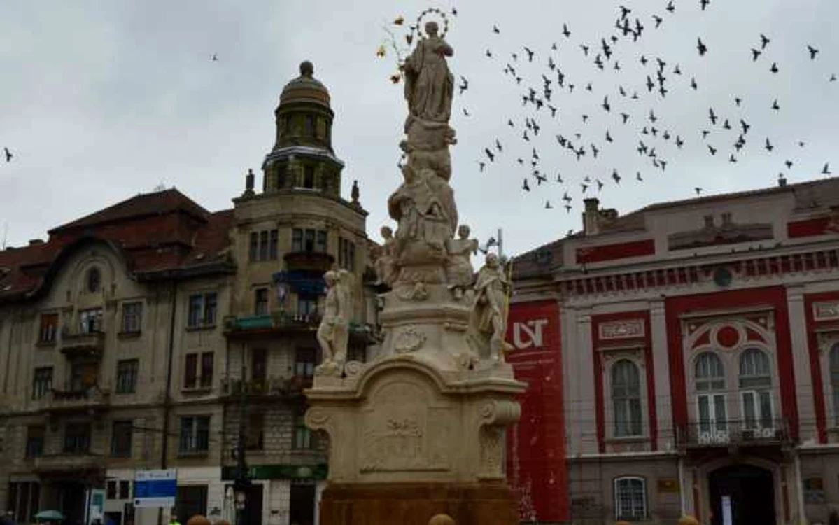 Monumentul din Piaţa Libertăţii din Timişoara