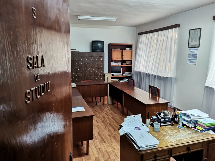 Sala de studiu este închisă publicului pe perioada grevei generale FOTO: Alina Mitran