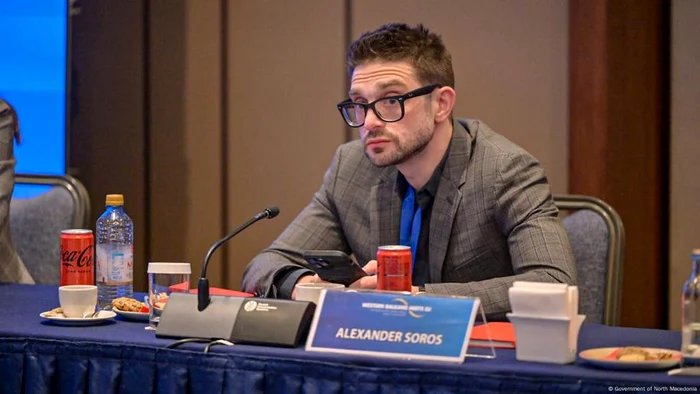 Alexander Soros, la summitul UE-Balcanii de Vest din Macedonia de Nord