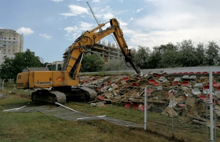 Clubul sportiv Metalul din Constanta demolat