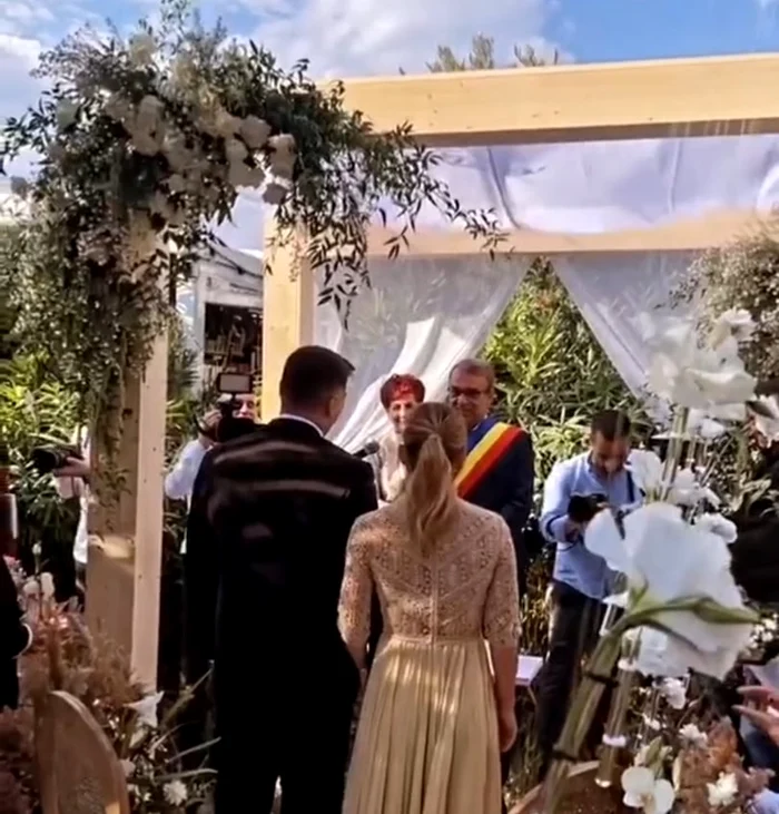 
    Un decor superb la cununia Simonei Halepfoto: Instagram  