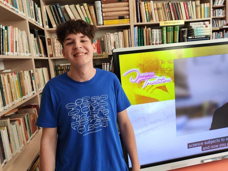 Matei Abălaru, cel mai bun traducător din România la concursul „Juvenes Translatores”