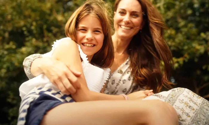 Charlotte și mama ei, Kate Middleton  foto   Profimedia jpg