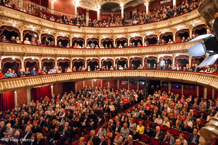 Sala Operei Române din Cluj la spectacolul „Werther”