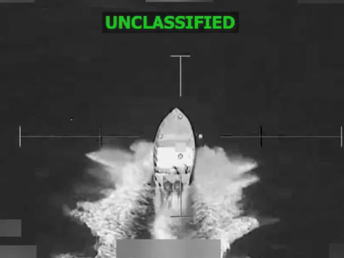 SUA a efectuat atacuri împotriva a două bărci suspectate de trafic de droguri/FOTO: X @Southcom