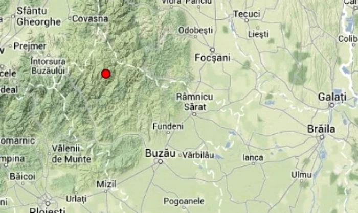 Un nou cutremur s-a produs în zona seismică Vrancea