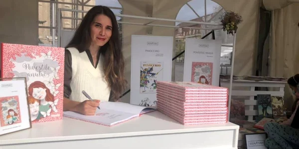 Scriitoarea si ilustratoarea Oana Hajos