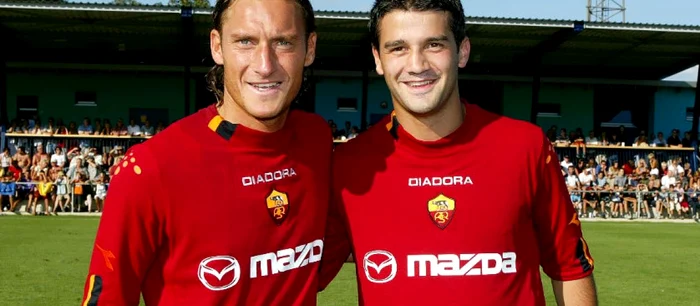 Totti și Chivu au fost colegi la AS Roma