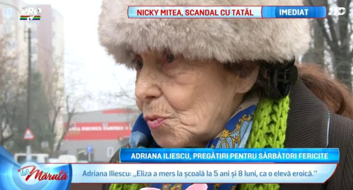 Adriana Iliescu e foarte ferită în compania fetiţei ei Eliza