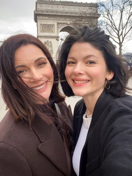 Andreea Berecleanu și Anca Lungu, imagini din Paris / Foto: Instagram