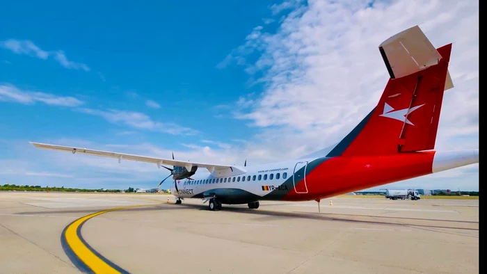 Primul zbor Timișoara-Constanța a fost efectuat de Air Connect FOTO AIT