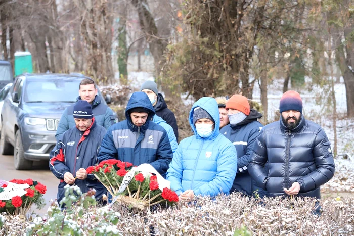 Componenții echipei de rugby Steaua au fost la comemorare / Foto: CSA Steaua