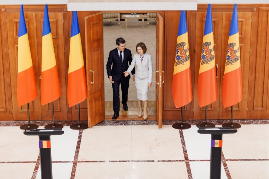 Președintele Maia Sandu: ,,Dacă Moldova ar cădea pe mâna Rusiei, nu doar Chișinăul ar fi amenințat, ci și Bucureștiul”