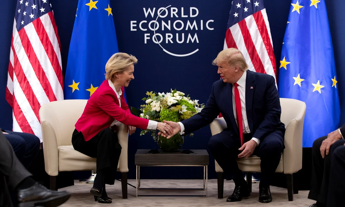 Președintele SUA Donald Trump și președinta Comisiei Europene, Ursula von der Leyen FOTO: Profimedia