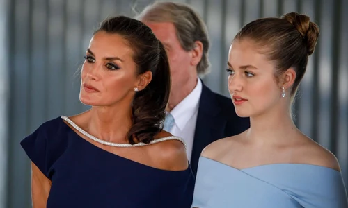Regina Letizia și Prințesa Leonor foto profimedia jpg