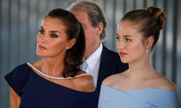 Regina Letizia și Prințesa Leonor foto profimedia jpg