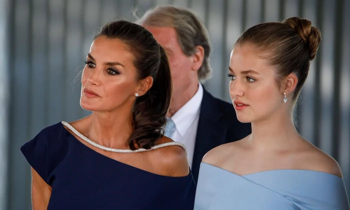 Regina Letizia și Prințesa Leonor foto profimedia jpg