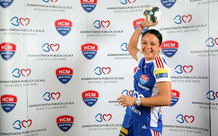 Valentina Ardean Elisei, contract pe doi ani de zile cu HCM Baia Mare FOTO:hcmbaiamare.ro