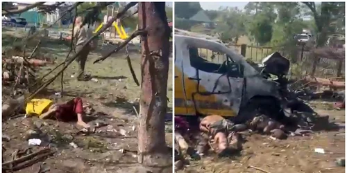 Cel puțin 21 de civili uciși în timp ce își ridicau pensiile FOTO captura video X