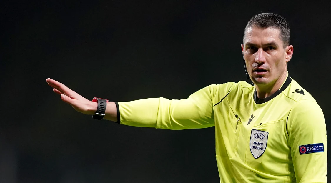 Istvan Kovacs va arbitra meciul Liverpool - Real Madrid. Foto EPA EFE 