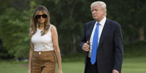 Melania si Donald Trump EPA