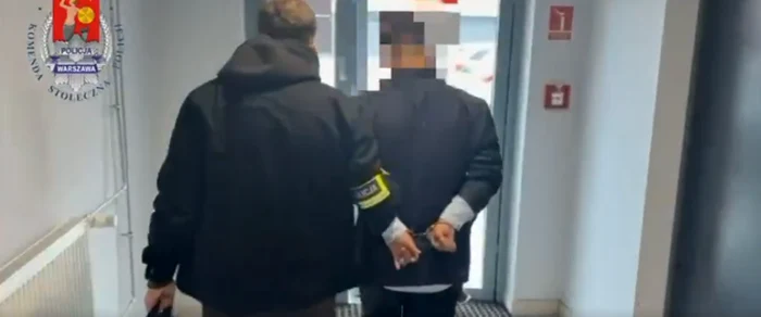 Românul a fost arestat pentru o serie de escrocherii în Polonia. FOTO: captură video X