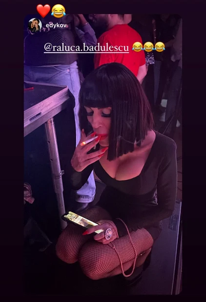 Raluca Bădulescu, în club foto: Instagram