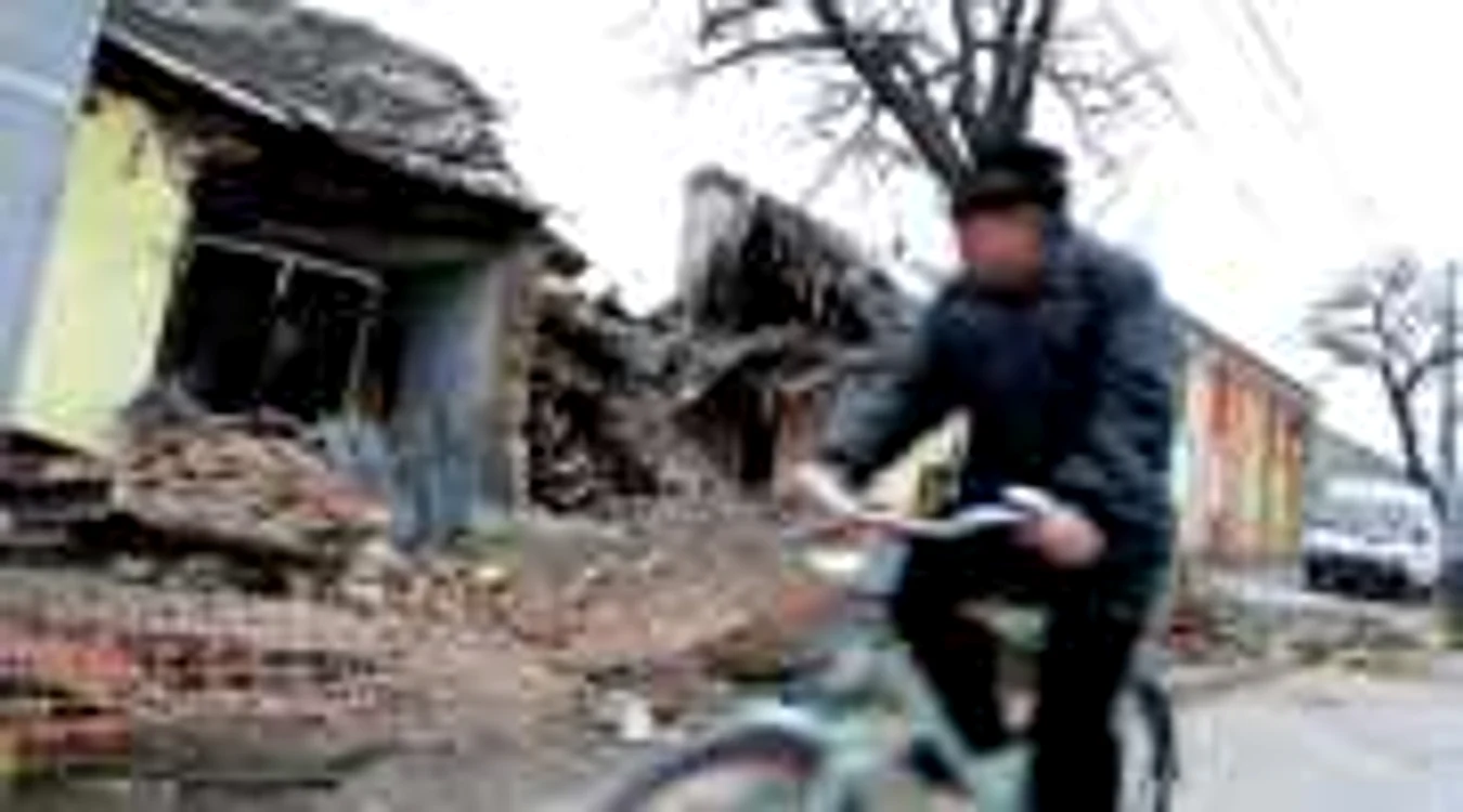 Locuinţa afectată de explozie a fost distrusă în totalitate