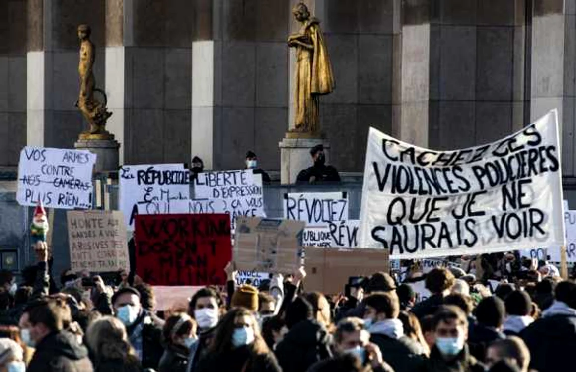 Protest in Franta FOTO EPA-EFE