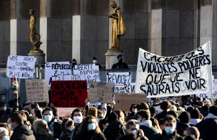 Protest in Franta FOTO EPA-EFE