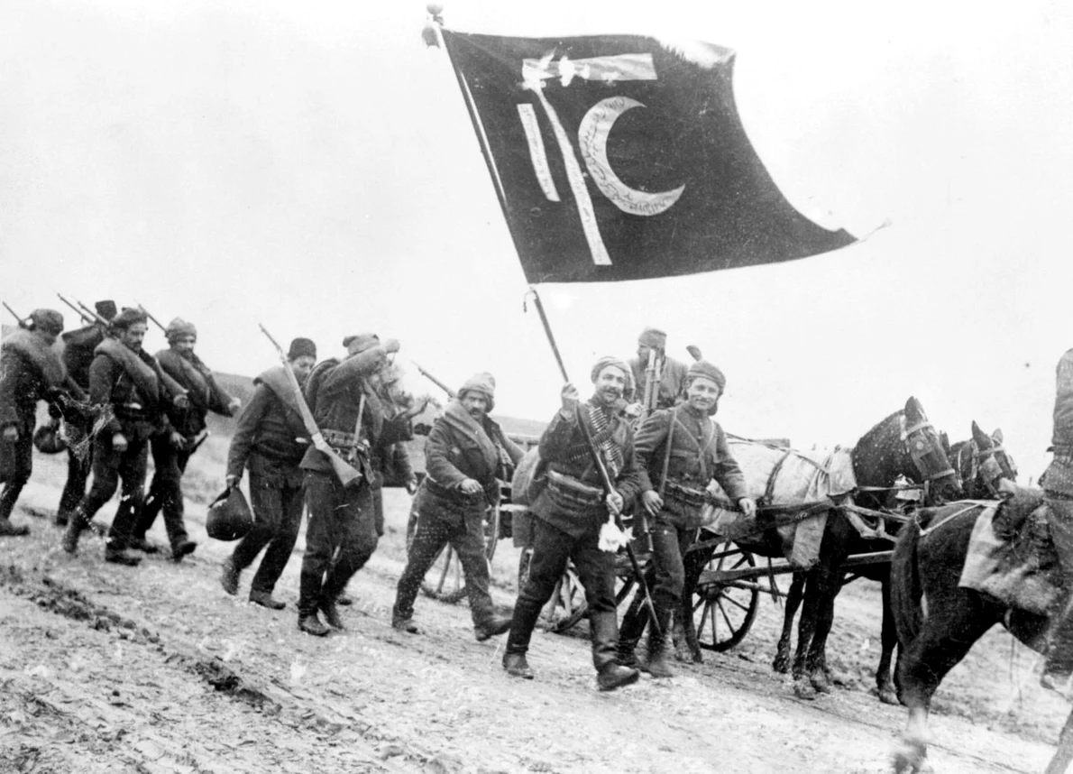 Voluntari turci în războiul din 1912 (© Wikimedia Commons)