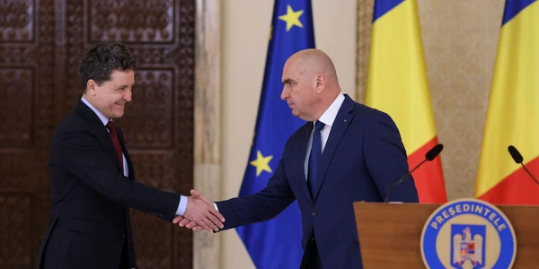 Nicusor Dan Ilie Bolojan, noul premier al Romaniei  Foto Inquam Photos George Calin (9) jpg