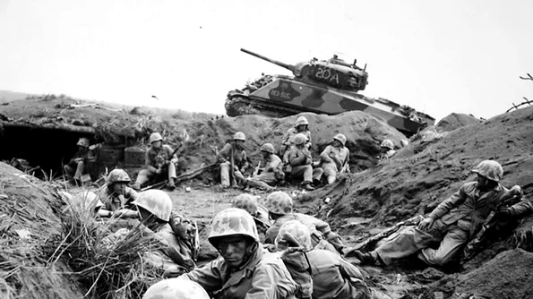 Calendar 26 martie: 1945   Bătălia de la Iwo Jima s a încheiat cu înfrângerea japonezilor, care au pierdut 22 000 de soldați jpeg