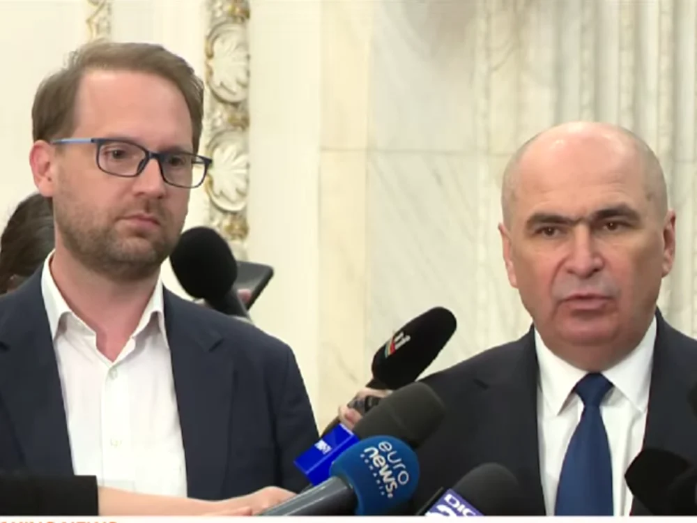 Ilie Bolijan, întâlnire cu Dominic Fritz, la Timişoara. FOTO: captură video