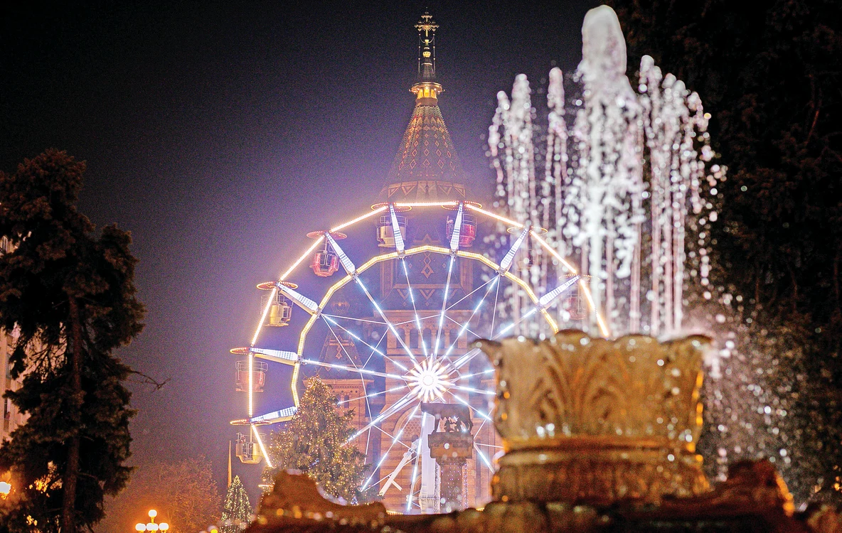 Roata panoramică este atracția momentului la Timișoara FOTO INQUAM Virgil Simionescu