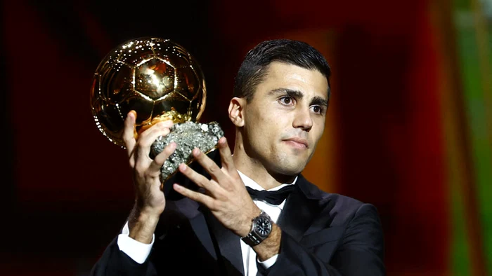Rodri a primit Balonul de Aur 2024, la Paris. FOTO: Facebook