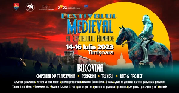 A V-a ediție a Festivalului Medieval al Castelului Huniade din Timișoara