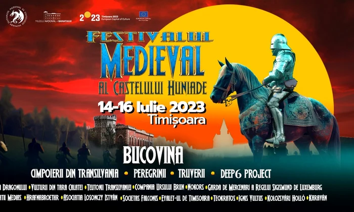 A V-a ediție a Festivalului Medieval al Castelului Huniade din Timișoara 