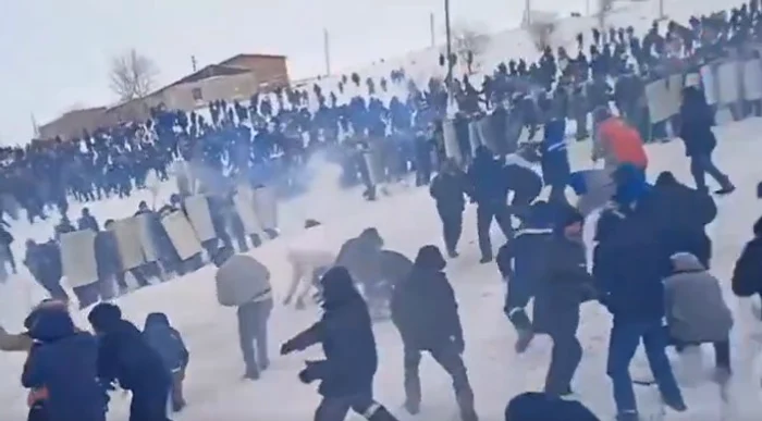 Bașkirii sfidează interdicția de proteste FOTO Captură X