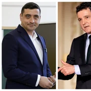 George Simion Nicusor Dan castigatori ai primului tur, 4 mai 2025  Foto EPA EFE jpg