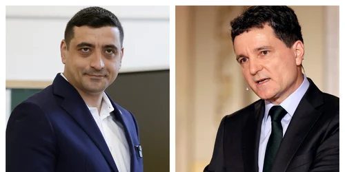 George Simion Nicusor Dan castigatori ai primului tur, 4 mai 2025  Foto EPA EFE jpg