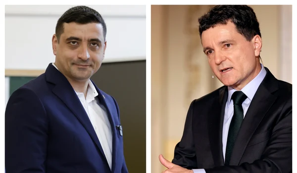 George Simion Nicusor Dan castigatori ai primului tur, 4 mai 2025  Foto EPA EFE jpg